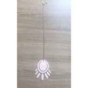 Silver ENVIOUS Pendent Necklace